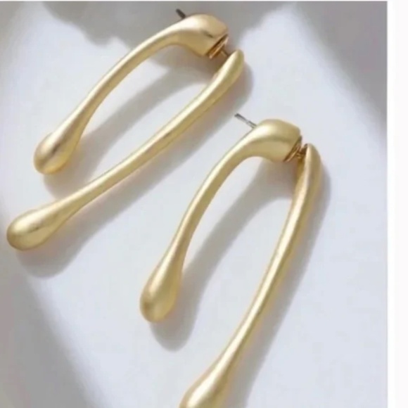 ❤️ FREE Drip Boho Minimalist Art Artsy Chic Glam Hipster Classy Cool Earrings - Picture 4 of 5